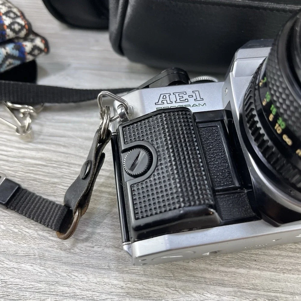 Canon AE-1 35mm SLR Film Camera w/ 50mm f/1.4 FD Lens
